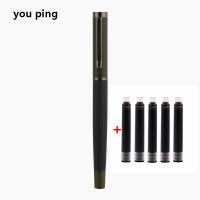 Pluma estilográfica de Metal de colores grises 3775 de lujo, suministros de papelería escolar para estudiantes de oficina financiera, bolígrafos de tinta - details 10