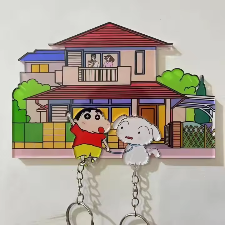 Soporte de Llaves de Pareja Creativo en Forma de Globo Decoración Ligera para Cocina - 1