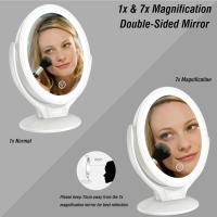 Espejo maquillaje con luz, giratorio 360 °, pantalla táctil de brillo ajustable,Adecuado para dormitorio y baño - details 5