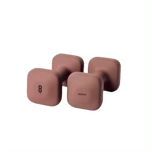 WeGym SafeGrip Mancuernas, Antideslizantes, Antivuelco, Asas Gruesas, Pesas Libres, Mancuernas Cuadradas para Entrenamientos Seguros en Casa, - 1