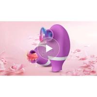 Empaque privado SEX Vibrador Dual Juguete Sexual para Adultos Doble Estimulación Masajeador de Puntos G y Pezones con Ventosa Placer Intenso para Mujeres - details 0