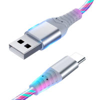 Cable LED brillante de carga rápida 3A, Cable Micro USB tipo C, transferencia de datos de alta velocidad, Streamer fluido, luz LED, Cable USB C - details 8