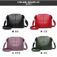 Bolso pequeño de moda tipo cubo, de cuero suave, nueva versión coreana, estilo simple, bolso bandolera de hombro, bolso informal. - details 16