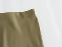 TRAFZA-faldas lisas de satén para mujer, faldas largas de cintura elástica para fiesta en la playa, trajes informales holgados, 2024 - details 25
