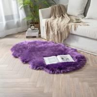 Alfombra de Lana Suave para Dormitorio Sala de Estar Alfombra para Coche Sofá Silla Cojín Lavable Alfombra de Piso para Dormitorio - details 27
