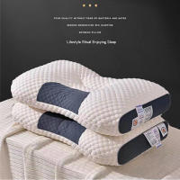 Almohada de masaje ortopédica para dormir, protección para el cuello, alivio del dolor corporal, masajeador de tracción - details 0