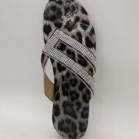 Sandalias de Mujer Talla Grande Nuevas Planas Suela Suave Estampado de Leopardo con Pedrería Casual para Playa - details 8
