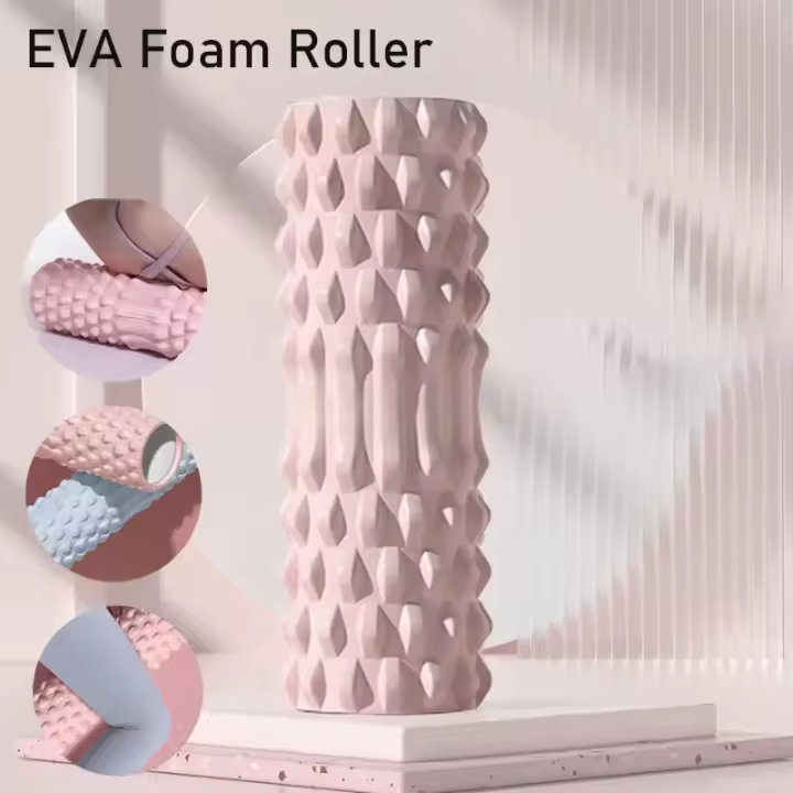 Rodillo de espuma para Yoga, masajeador de Fitness para tejido profundo, alivio del dolor de espalda y piernas - 1