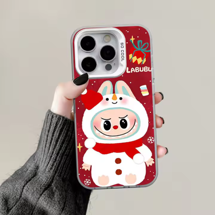 manzana16Muñeco de nieve de NavidadlabubuFunda de teléfono - 1