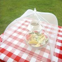 Plegable a prueba de mosquitos e insectos vegetales desmontable, red de limpieza, cubierta para alimentos, mesa de comedor, camping, blanco - details 9
