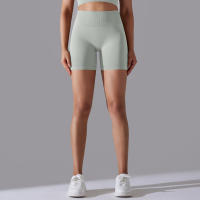 Pantalones cortos de Yoga para mujer, Shorts deportivos de secado rápido, realce de glúteos, sin costuras, para entrenamiento de ciclismo y gimnasio - details 38
