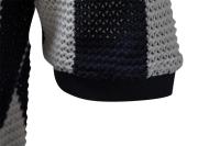 Polos 100% de algodón ahuecados para hombre, Polos de manga corta tejidos con cuello en V transparentes, Polos sexis para hombre, nuevo verano - details 8