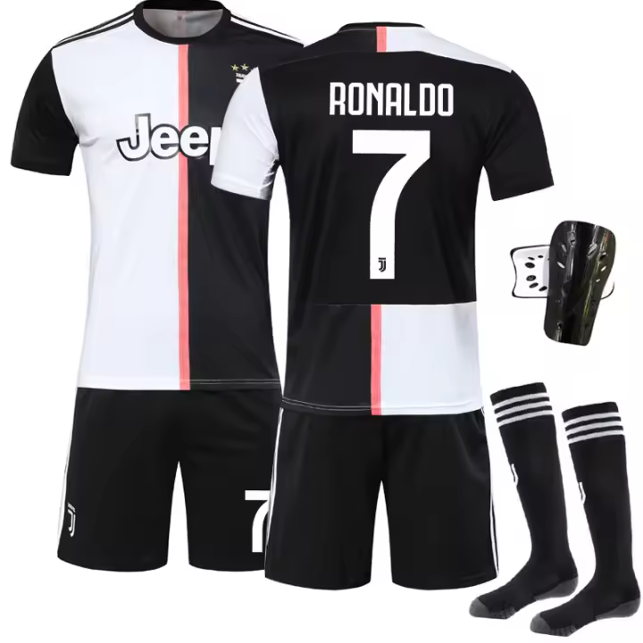 Jersey de Fútbol Retro Juventus 1920 Manga Corta Traje Deportivo para Adultos y Niños - 1