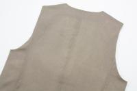 TRAFZA-Chaleco sin mangas con cuello en V para mujer, ropa de abrigo informal, Tops de algodón y lino Vintage, elegante, a la moda - details 10