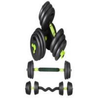 Pesas Ajustables 10-15 KG, Kit de Pesas y Mancuernas con Barra Recta y Curva, Agarre Antideslizante, Juego de Mancuernas, Mancuernas, Mancuernas Ajustables para Gimnasio en Casa - details 10