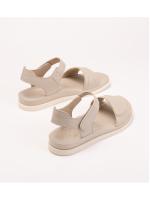 Sandalias de velcro cómodas y antideslizantes con suela suave para mujer, novedad de verano 2025, zapatos de playa de viaje de moda con suela plana para mujer - details 9