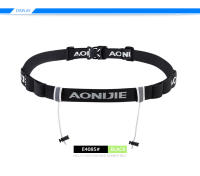 Cinturón de la carrera AONIJIE Unisex E4076 con bolsillo para bandas en la cintura para triatlón maratón ciclismo motor con 6 bucles de gel - details 4