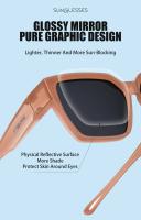KAPVOE Gafas de Sol Polarizadas Para Ciclistas, Conductores, Pescadores Marco Cuadrado Grande - details 10