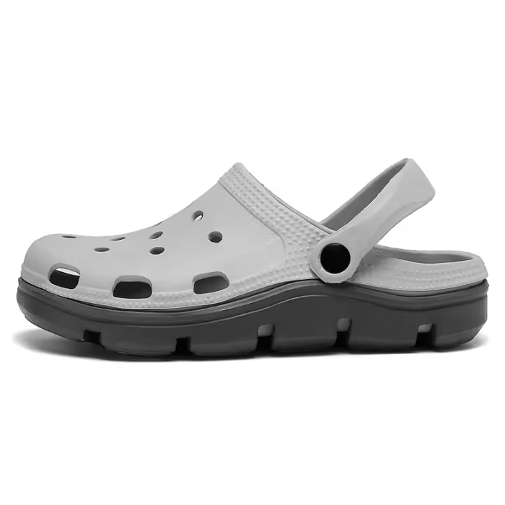 Zuecos antideslizantes para hombre, sandalias de playa con correa ajustable, zapatillas para el hogar - 1