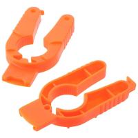 Abrebotellas de plástico de 1/4 piezas, abridor de botellas multifuncional naranja de 3,74x2,08 pulgadas, herramientas de apertura de latas, manos débiles - details 5