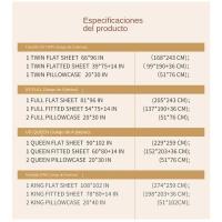 Juego de Ropa de Cama de Seda de Imitación de Cuatro Piezas Color Sólido Estilo Europeo Americano - details 5