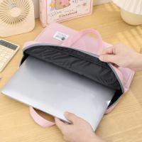 Bolsa de almacenamiento de documentos de gran capacidad, organizador de archivos A4 de tela Oxford de doble capa con asa, bolsa de almacenamiento de libros impermeable - details 10