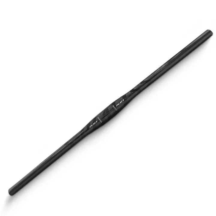 Manillar de bicicleta de carbono Horizontal plano de fibra completa de montaña 3K piezas de bicicleta MTB 31,8*680/720/760mm negro - 1