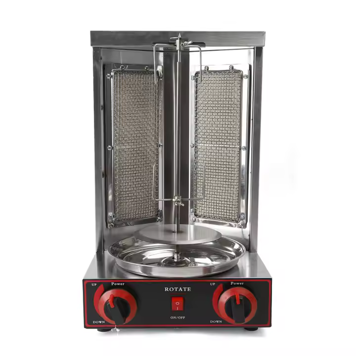 Máquina de asar Shawarma Vertical a Gas, 3000W, CG-25, Doner Kebab, giroscopio, parrilla - 1