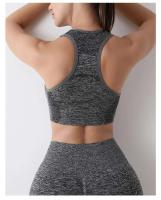 Conjunto de Workout sin Costuras para Mujer Sport Bra de Cintura Alta, Shorts de Yoga, Leggings de Moda de Gimnasio - details 15
