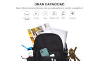 Mochila escolar para Mujer, Mochila para adolescente, Universitaria, portátil, informal, para Viaje y Trabajo - details 2