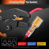 Alicates de Sujetación WOZOBUY SN-48B de Precisión Alta 0.5-2.5mm Herramientas Eléctricas para Coche con Terminales de Cable de 2.8 4.8 6.3 - details 14