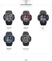 SHUNWAY 【 】 Shengwei Reloj electrónico luminoso para estudiantes deportivos impermeables multifuncionales para exteriores para hombres - details 1