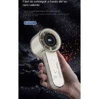 2025Nueva llegada transfronteriza100Pantalla Digital de alta velocidad pequeño ventilador portátil Mini con soporte ventilador - details 4