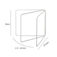 Estante de secado de paños para colgar, estante de almacenamiento Vertical plegable para trapos, organizador de trapos, soporte para escurridor de toallas de mano - details 1