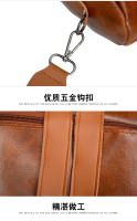 Mochila pequeña informal simple para mujer, bolso de hombro de cuero PU suave, bolso de trabajo vintage para mujer - details 28