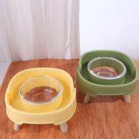 Cuenco de plástico para perros y gatos, protege las vértebras cervicales, cuenco de cuatro patas para mascotas de gran capacidad con soporte elevado, antiasfixia - details 4