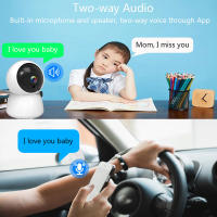 Cámara de Seguridad Inteligente Tuya Mini Wireless, Auto Tracking, Vigilancia para el Hogar, Monitor de Bebé, Visión Nocturna Interiores y Exteriores - details 5