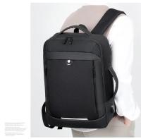 Mochila expandible para portátil para hombre, bolsa impermeable negra para Notebook, 16 pulgadas, 17 pulgadas, mochila - details 22