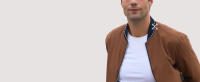 Chaqueta bomber ligera con cierre completo MAGCOMSEN para hombre, impermeable, cortavientos, informal, elegante, para golf y deportes al aire libre - details 2
