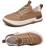 La primera capa de cuero de vaca zapatos casuales, cuero genuino transpirable zapatos de cuero de los hombres, deportes. - details 35