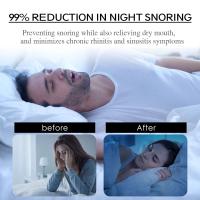 Eelhoe parche para ronquidos, pulverizador de lavanda para aliviar el estrés, la ansiedad, la respiración Nasal, tiras para dormir, mascarilla bucal antironquidos - details 6
