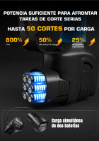Motosierra Inalámbrica sin Escobillas SWANSOFT 6 Pulgadas Compacta para Cortar Madera, Podar Árboles y Jardín - details 6