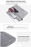 Bolso de mano para ordenador portátil de 13, 14, 15 y 15,6 pulgadas para Xiaomi MacBook Air ASUS, funda para portátil, accesorio para Notebook, maletín para hombre y mujer - details 2