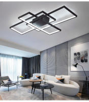 Lámpara de Techo Rectangular Grande TOMAXIN 140CM para Sala Dormitorio Iluminación Moderna Led Control Remoto Material Aluminio Producto Peligroso Normal - details 5