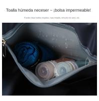Bolsa De Viaje Impermeable para Deportes Y Fitness, Mochila De Gran Capacidad, Color De La Colisión De Empalme - details 5