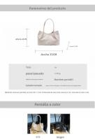 Nueva moda bolso de mano popular versátil de gran capacidad diario de viaje bolso de hombro para mujer - details 2