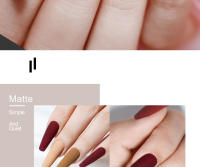 Esmalte de Uñas Clou Beaute Mate Terciopelo Top Coat Semi-permanente con Base de Goma Fuerte Sin Ácido para Gel Esmalte de Uñas Primer Gel de Flores - details 11
