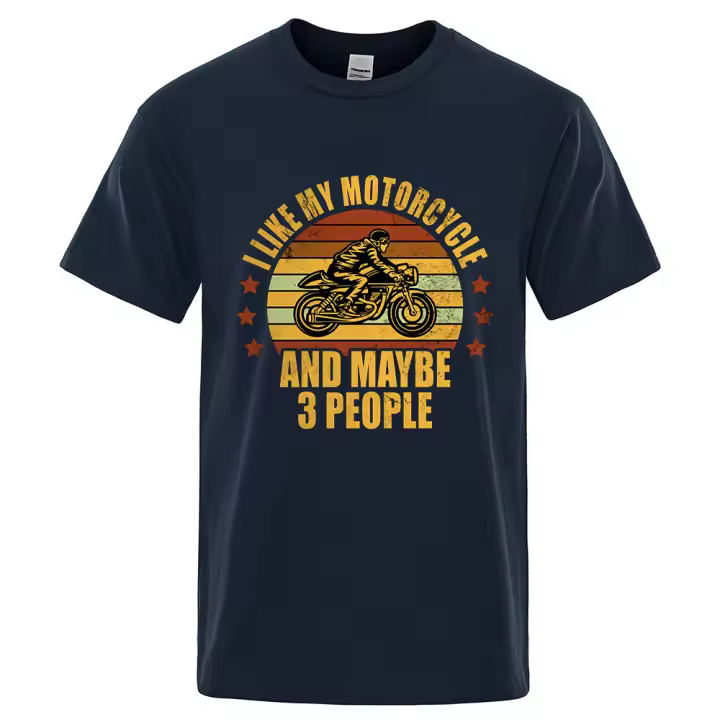 Camisetas casual para hombre, vestidos cómodos este verano, estilo algodón, moda oversize - 1