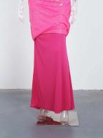 Vestido de fiesta con forro completo de lentejuelas rosa brillante, con tirantes, ajustado, acolchado, para noche y discoteca - details 12