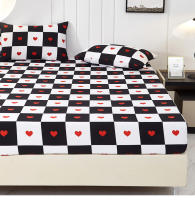 Bonenjoy-sábana ajustable de estilo Simple, transpirable sábana elástica, ropa de cama estampada para el hogar (sin funda de almohada) - details 6